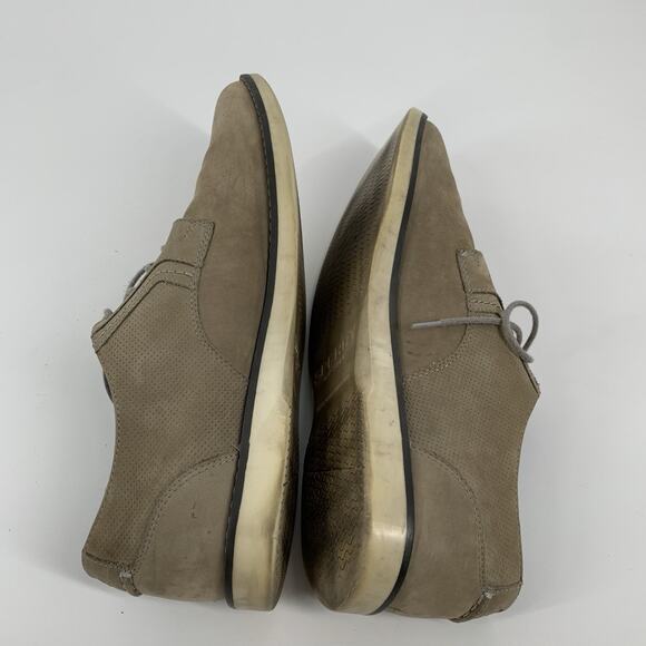 Sperry Top Sider Newman Oxford Nubuck Lace Up Shoes Size 11.5 M Mens Cream Beige - Picture 5 of 9